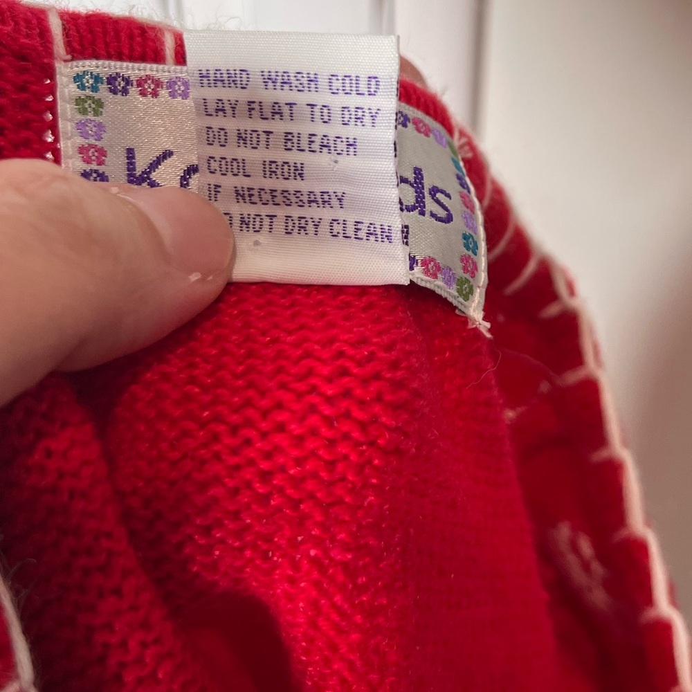 Vintage Kobe Kids Cardigan Christmas Winter Holiday Girls Size 2 Snowmen NWT - Picture 8 of 9